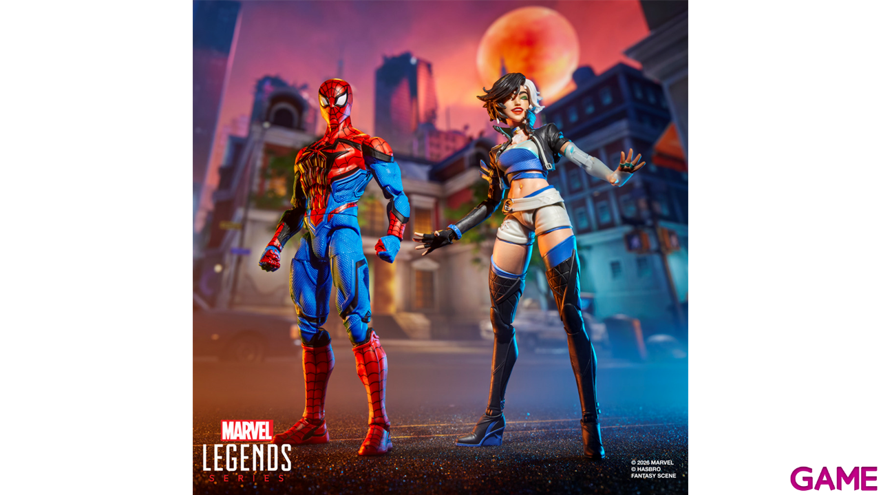 Pack de 2 figuras Marvel Rivals Spider Man & Luna Snow Marvel Legends Series de 15 cm-7