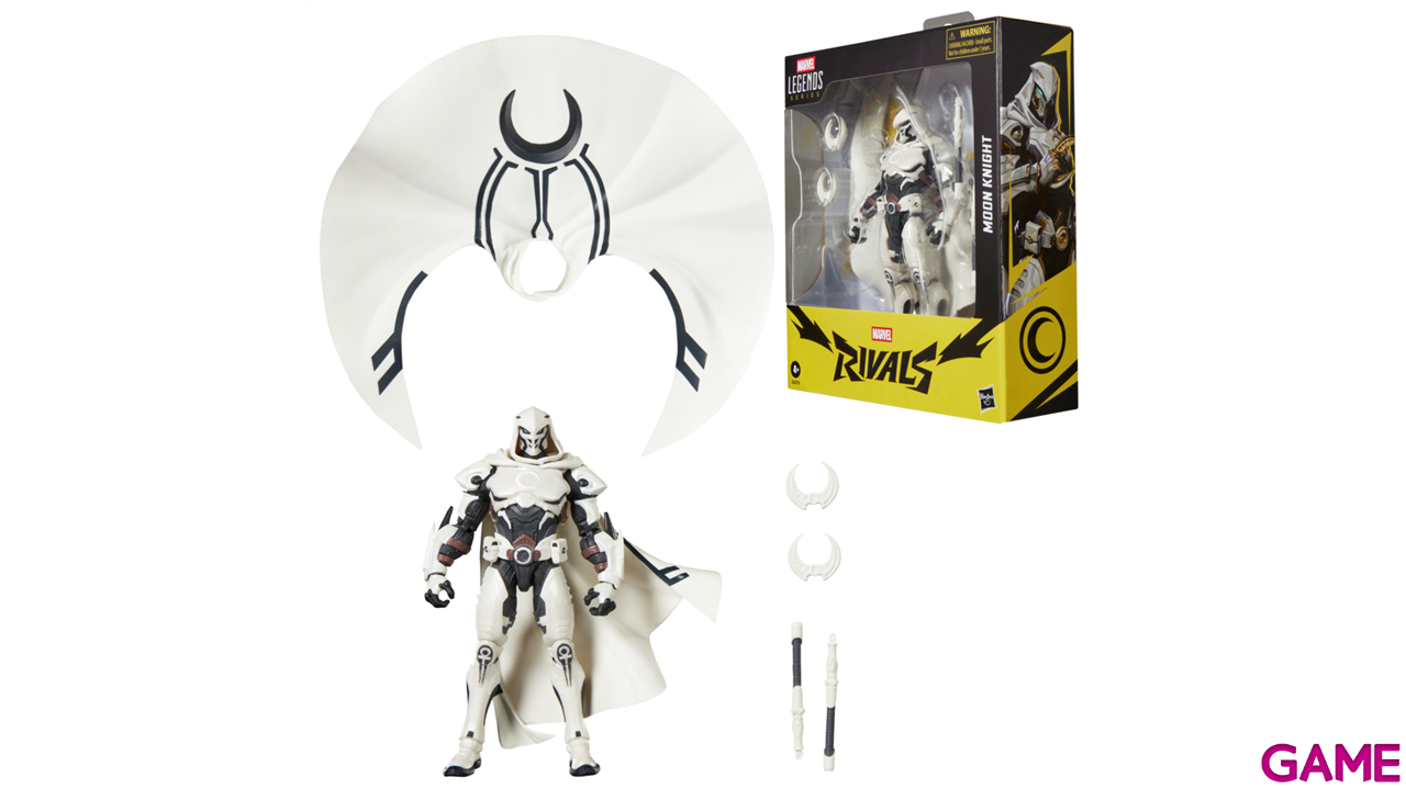Figura Marvel Rivals Caballero Luna Marvel Legends Series de 15 cm-9