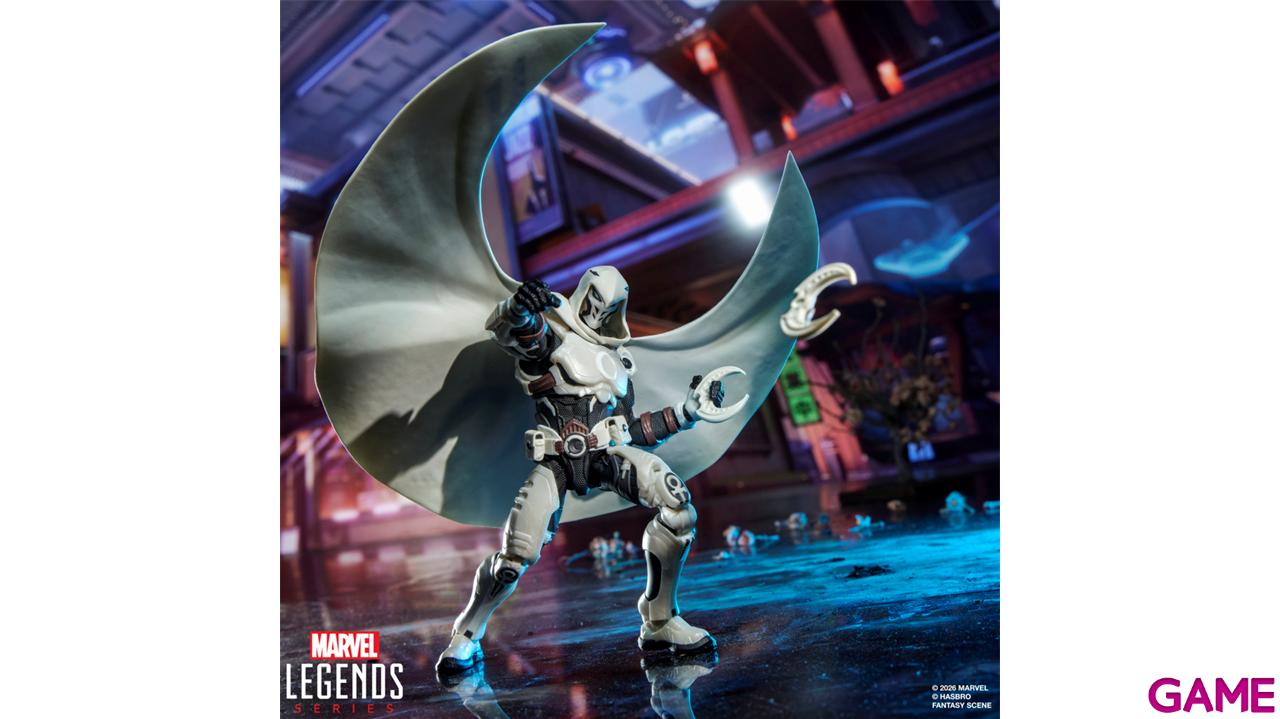 Figura Marvel Rivals Caballero Luna Marvel Legends Series de 15 cm-4