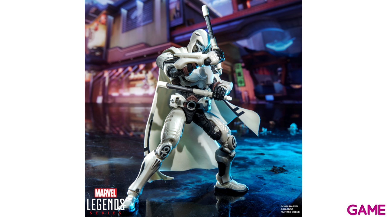 Figura Marvel Rivals Caballero Luna Marvel Legends Series de 15 cm-5