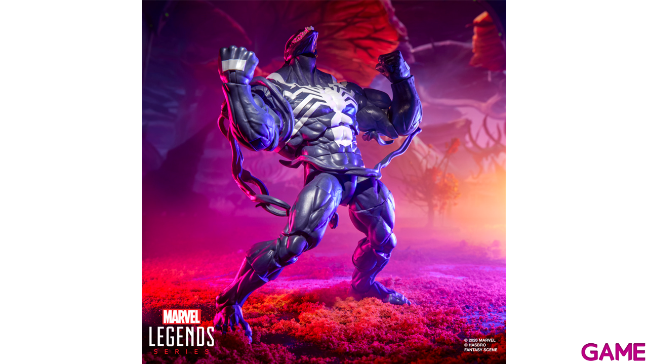 Pack de 2 figuras Marvel Rivals Venom & Jeff The Land Shark Marvel Legends Series de 15 cm-15