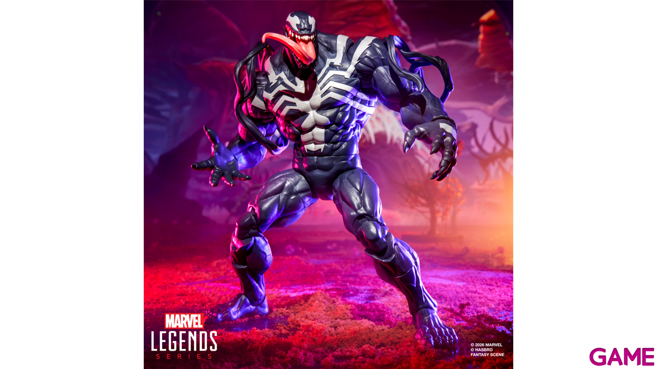 Pack de 2 figuras Marvel Rivals Venom & Jeff The Land Shark Marvel Legends Series de 15 cm-2