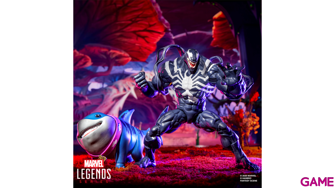 Pack de 2 figuras Marvel Rivals Venom & Jeff The Land Shark Marvel Legends Series de 15 cm-7