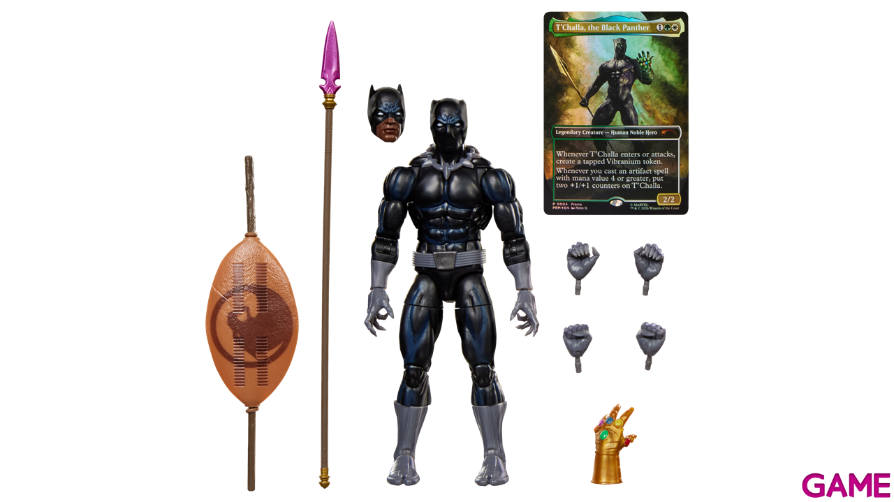 Figura Marvel Black Panther Marvel Legends Series & Magic: The Gathering de 15 cm-9