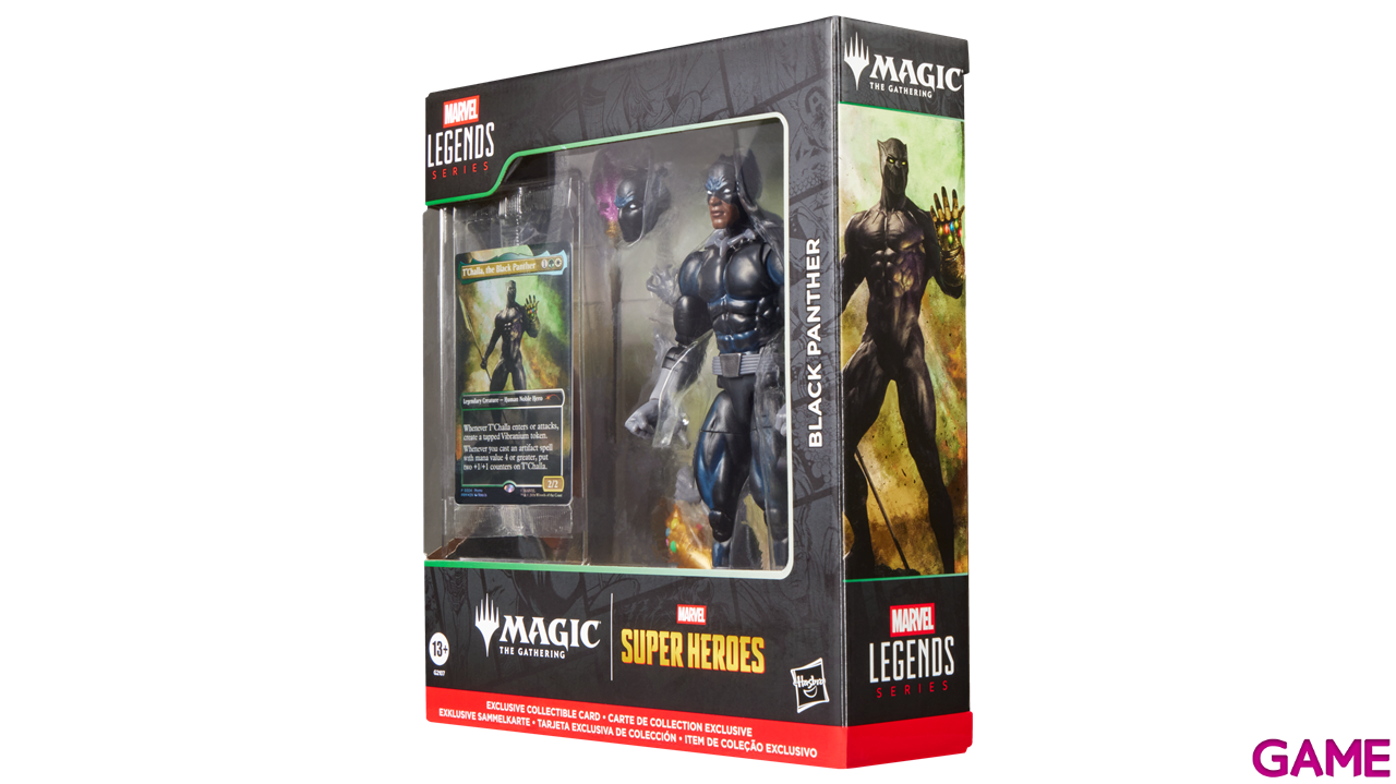 Figura Marvel Black Panther Marvel Legends Series & Magic: The Gathering de 15 cm-11