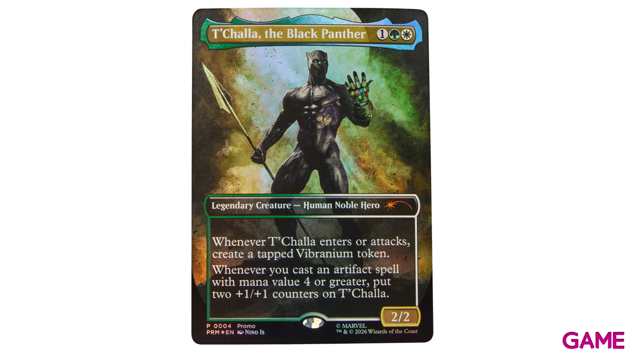 Figura Marvel Black Panther Marvel Legends Series & Magic: The Gathering de 15 cm-12