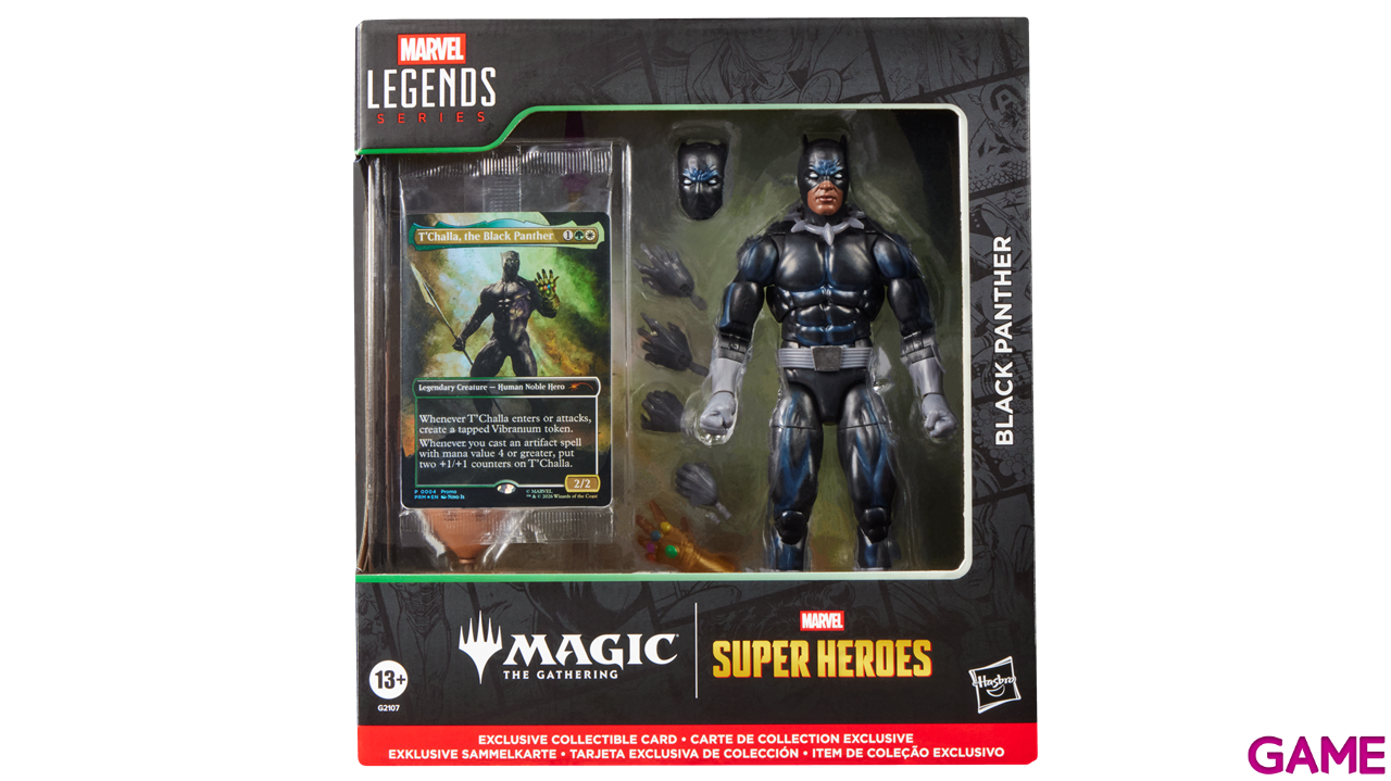 Figura Marvel Black Panther Marvel Legends Series & Magic: The Gathering de 15 cm-6