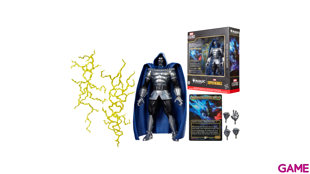 Figura Marvel Doctor Doom 2099 Marvel Legends Series & Magic: The Gathering de 15 cm-0