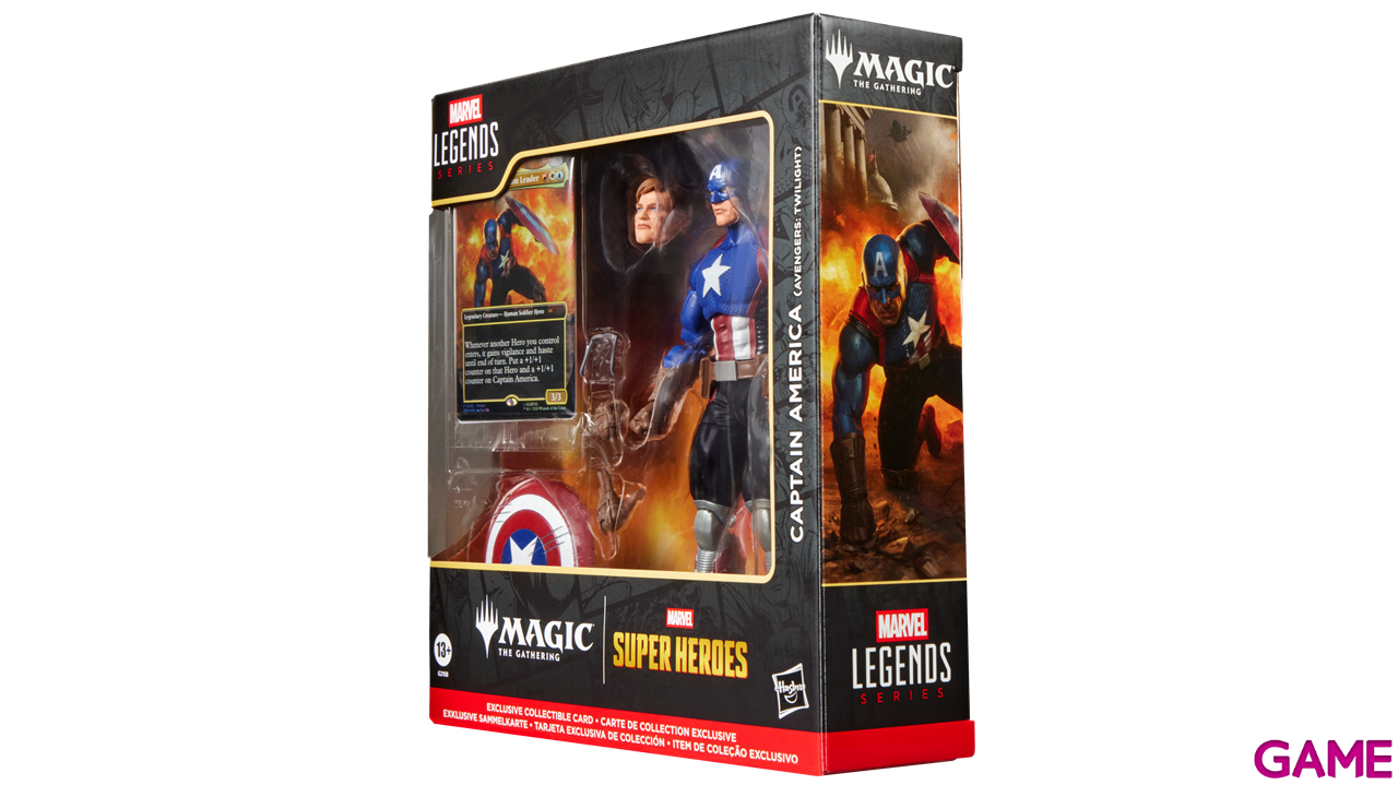 Figura Marvel Capitan America (Avengers Twilight) Marvel Legends Series & Magic: The Gathering de 15 cm-1