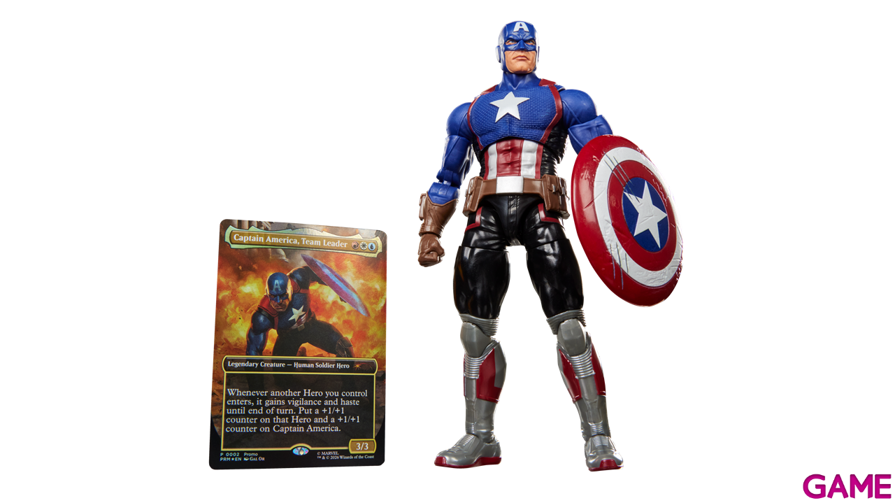 Figura Marvel Capitan America (Avengers Twilight) Marvel Legends Series & Magic: The Gathering de 15 cm-7