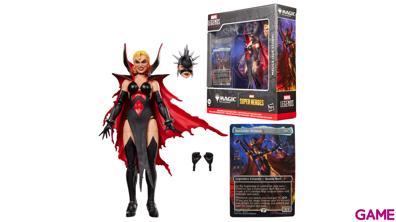 Figura Marvel Malice (Sue Storm) Marvel Legends Series & Magic: The Gathering de 15 cm-0
