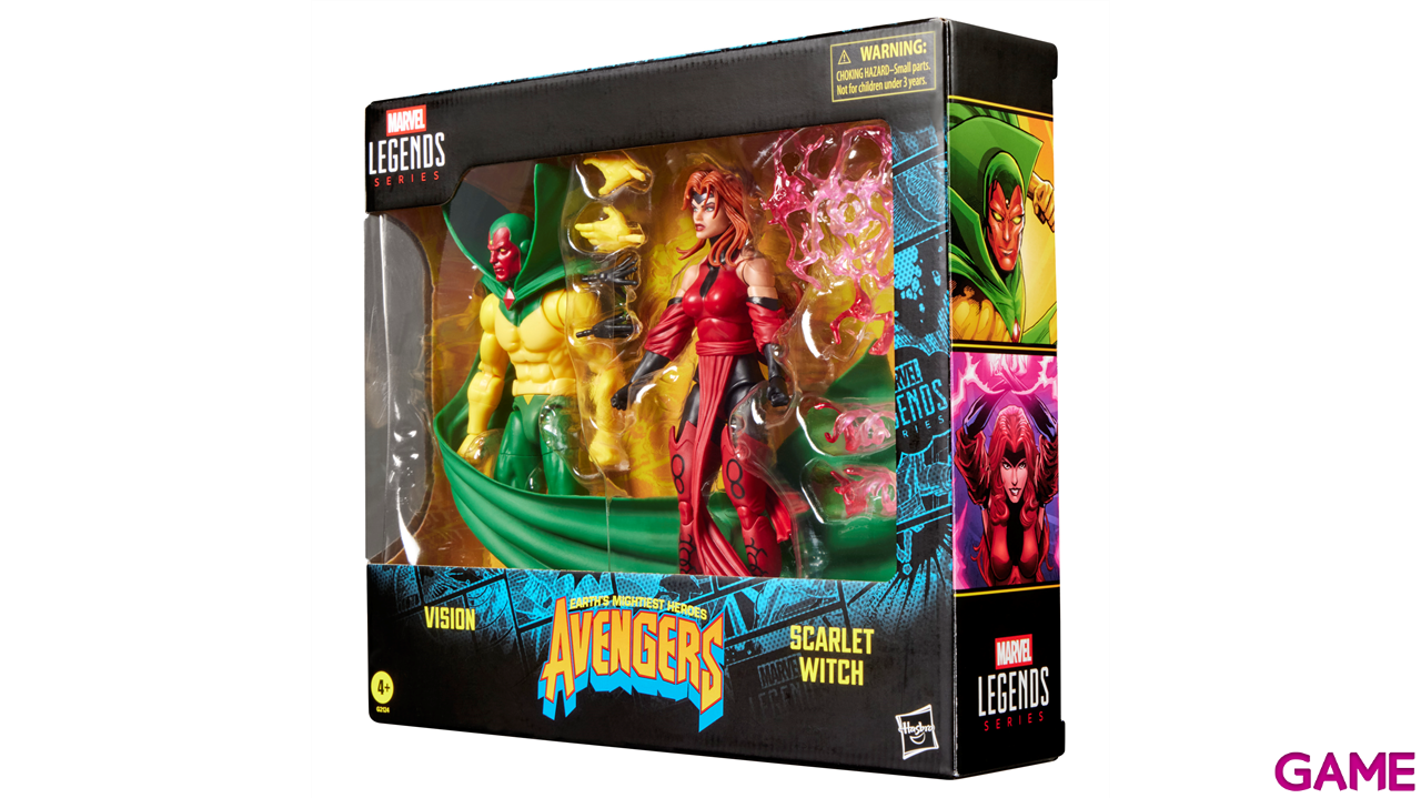 Pack de 2 figuras Marvel Avengers Vision & Scarlet Witch Marfel Legends Series de 15 cm-9