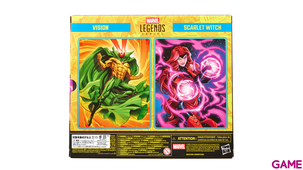 Pack de 2 figuras Marvel Avengers Vision & Scarlet Witch Marfel Legends Series de 15 cm-10