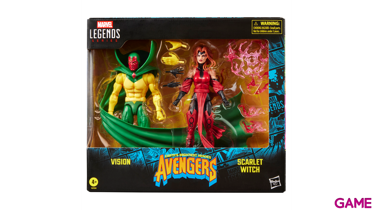 Pack de 2 figuras Marvel Avengers Vision & Scarlet Witch Marfel Legends Series de 15 cm-13