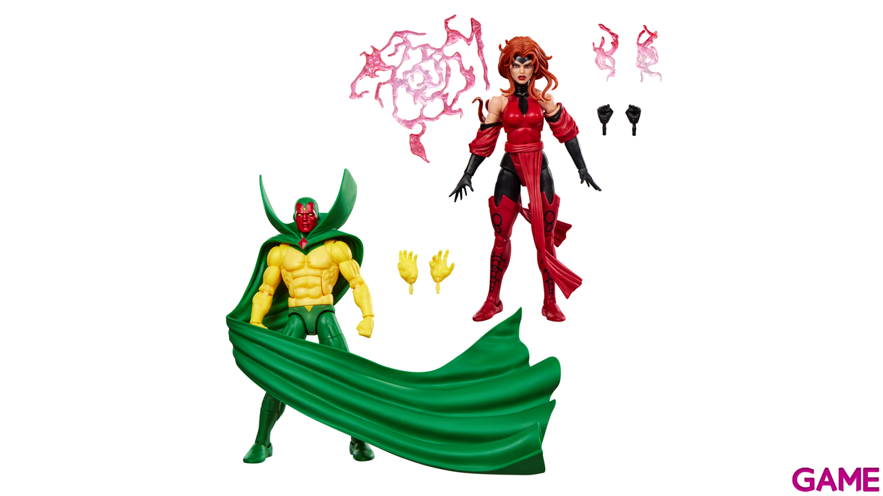 Pack de 2 figuras Marvel Avengers Vision & Scarlet Witch Marfel Legends Series de 15 cm-7