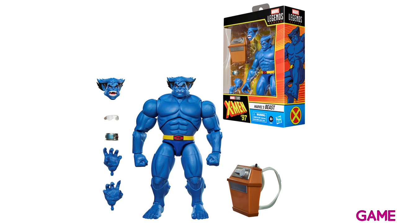 Figura Deluxe Marvel Legends Beast X-Men '97 de 15 cm-0