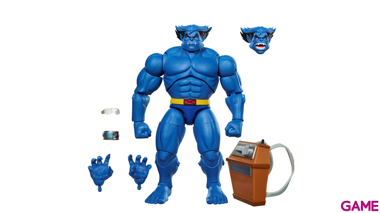 Figura Deluxe Marvel Legends Beast X-Men '97 de 15 cm-2