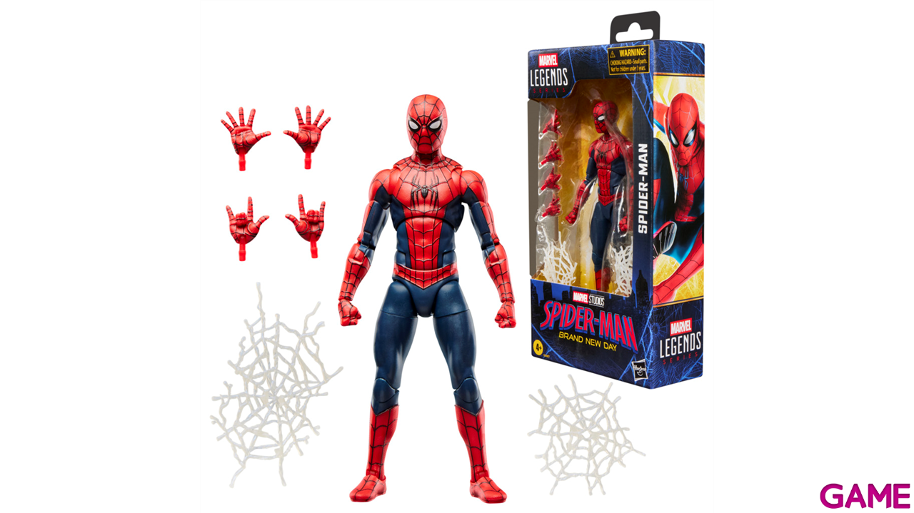 Figura Marvel Spider-Man: Brand New Day Spider-Man Marvel Legends Series de 15 cm-8