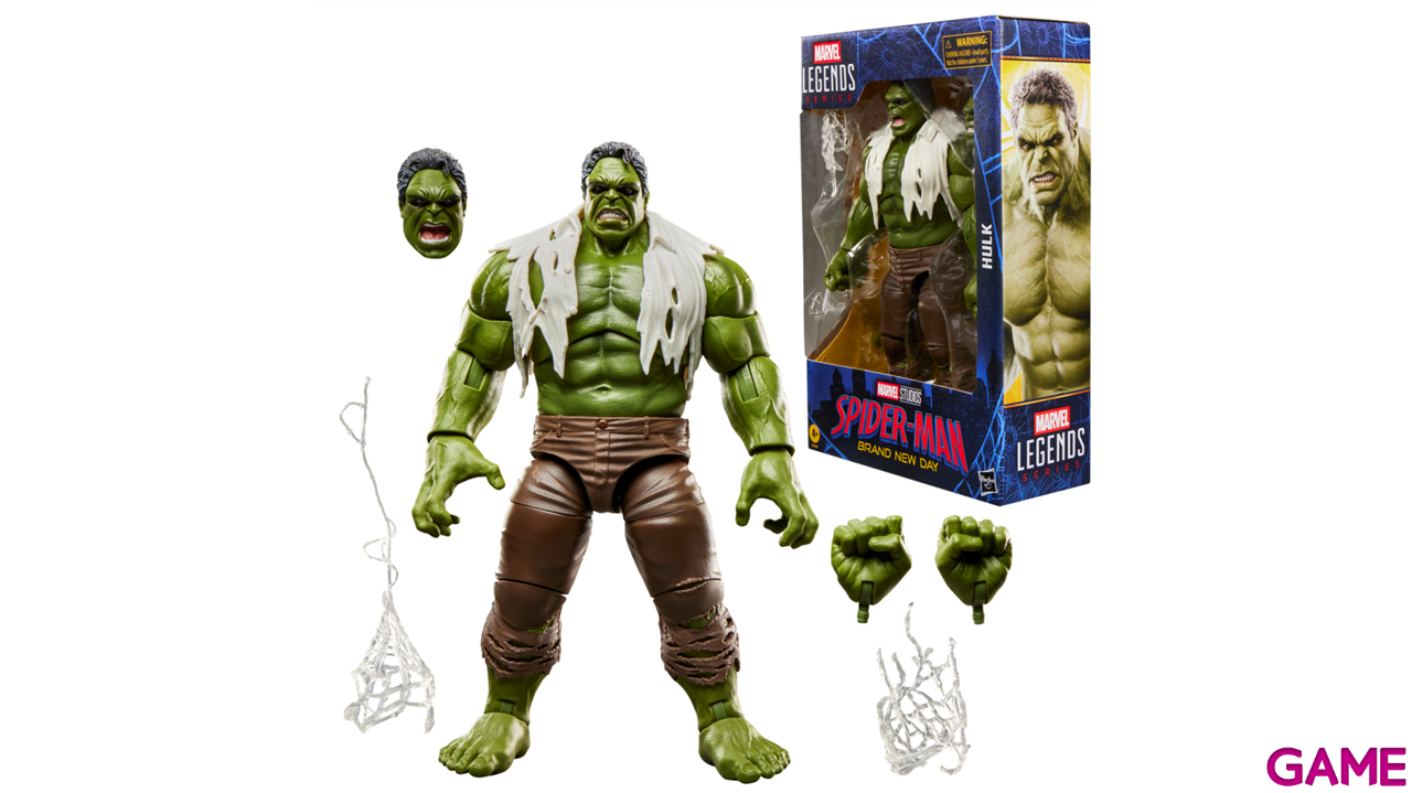 Figura Marvel Spider-Man: Brand New Day Hulk Marvel Legends Series de 19 cm-0