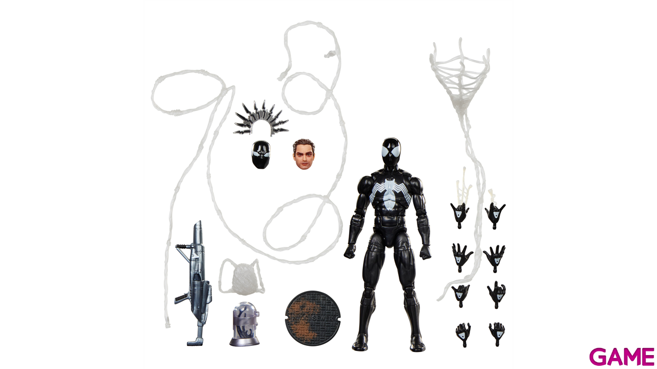 Figura Marvel Symbiote Spider-Man Maximum Series de 15 cm-0
