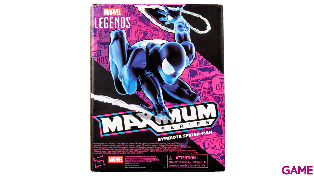 Figura Marvel Symbiote Spider-Man Maximum Series de 15 cm-8