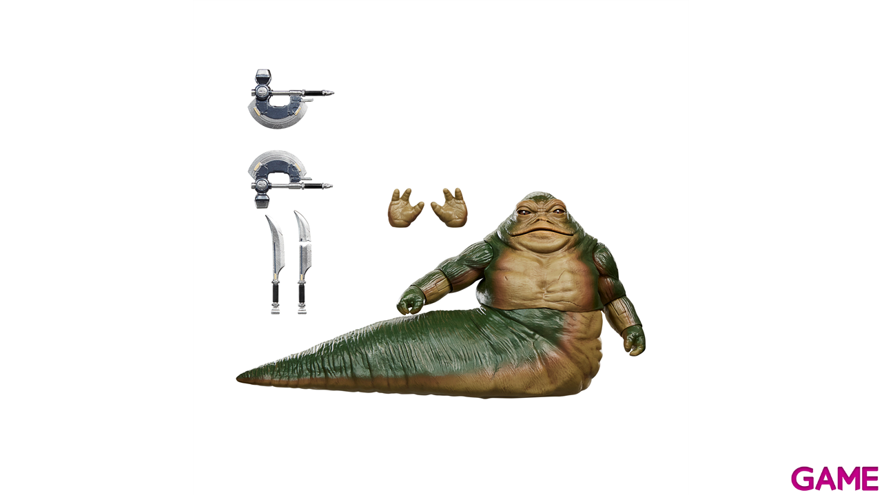 Figura Star Wars Rotta el Hutt The Black Series The Mandalorian and Grogu de 16,5 cm-0
