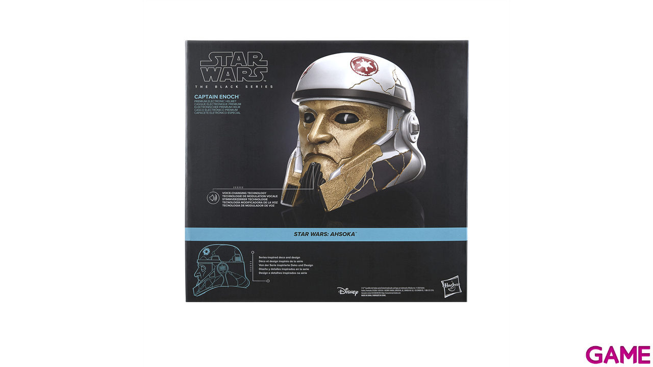 Replica Casco electronico premium Star Wars Captain Enoch The Black Series Ahsoka-3
