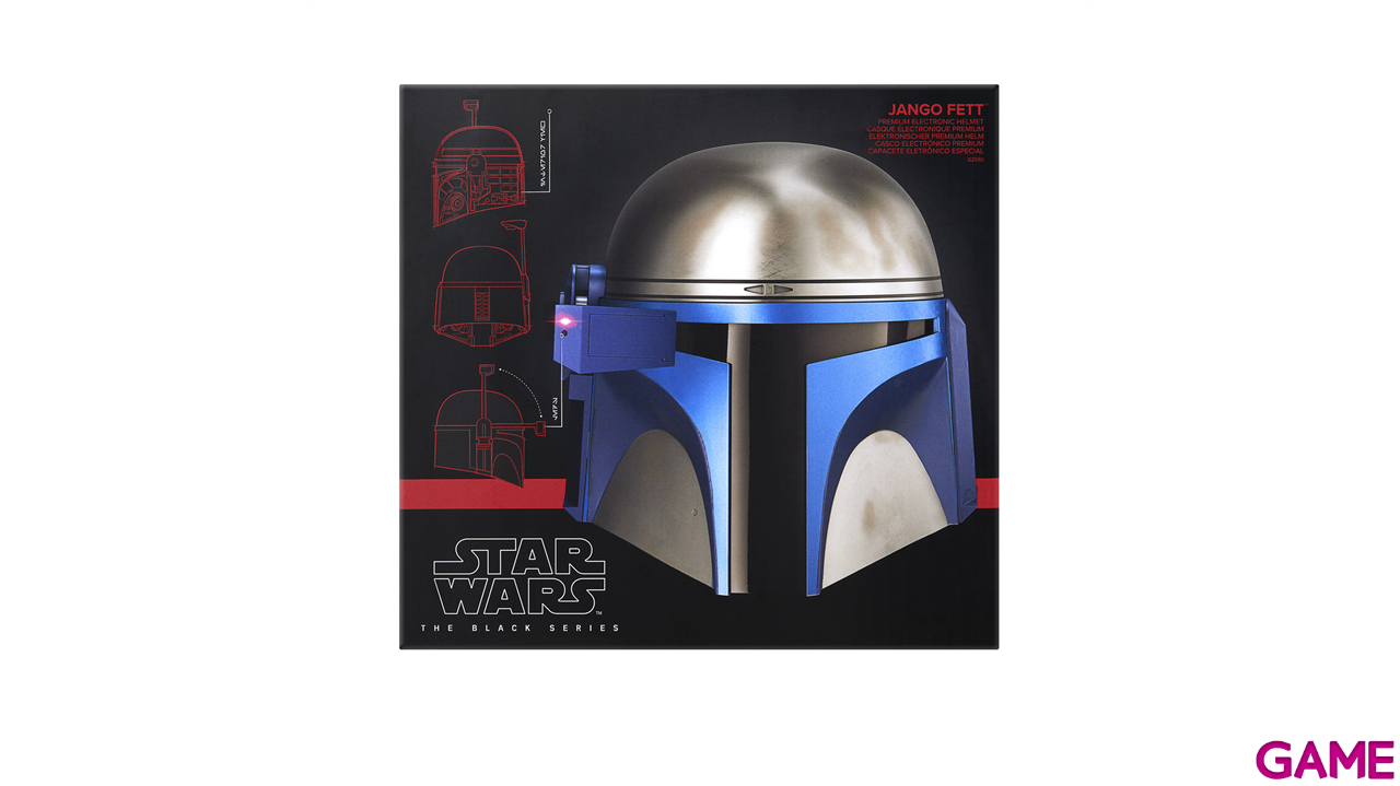 Jango Fett casco electrónico premium Star Wars The Black Series-1