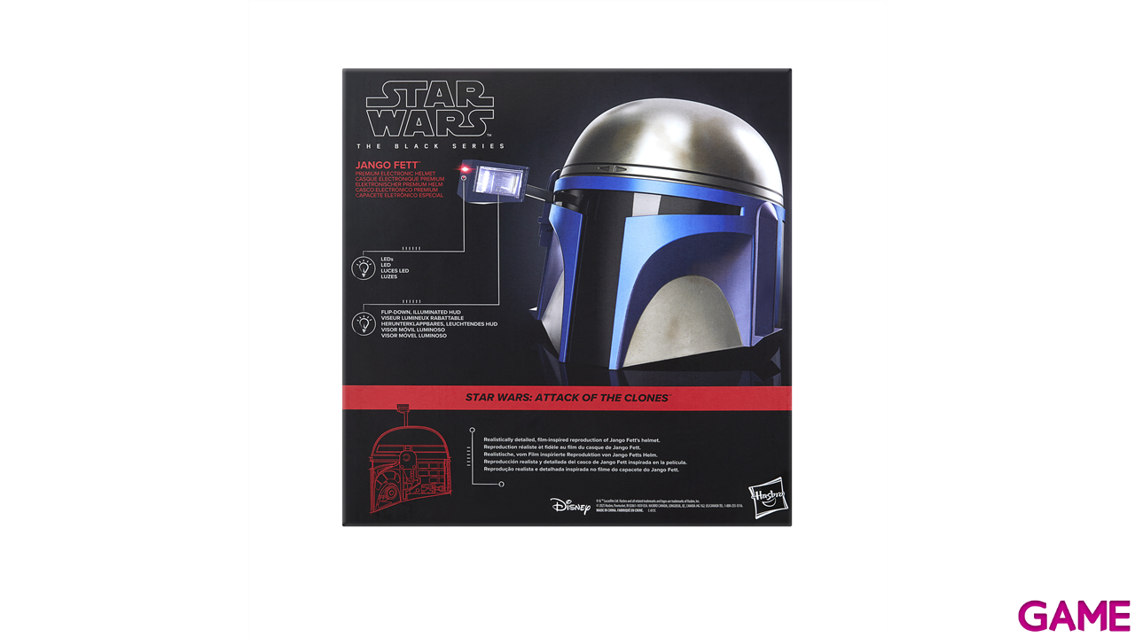 Jango Fett casco electrónico premium Star Wars The Black Series-5