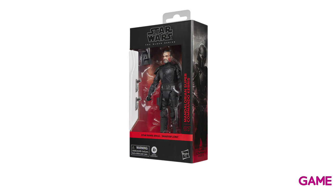 Figura Star Wars Mandalorian Super Commando Kebris Black Series Maul - Shadow Lord de 15 vm-3