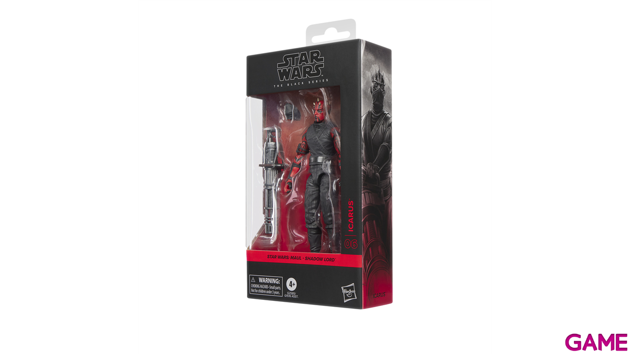 Figura Star Wars Icarus The Black Series Maul - Shadow Lord de 15 cm-2
