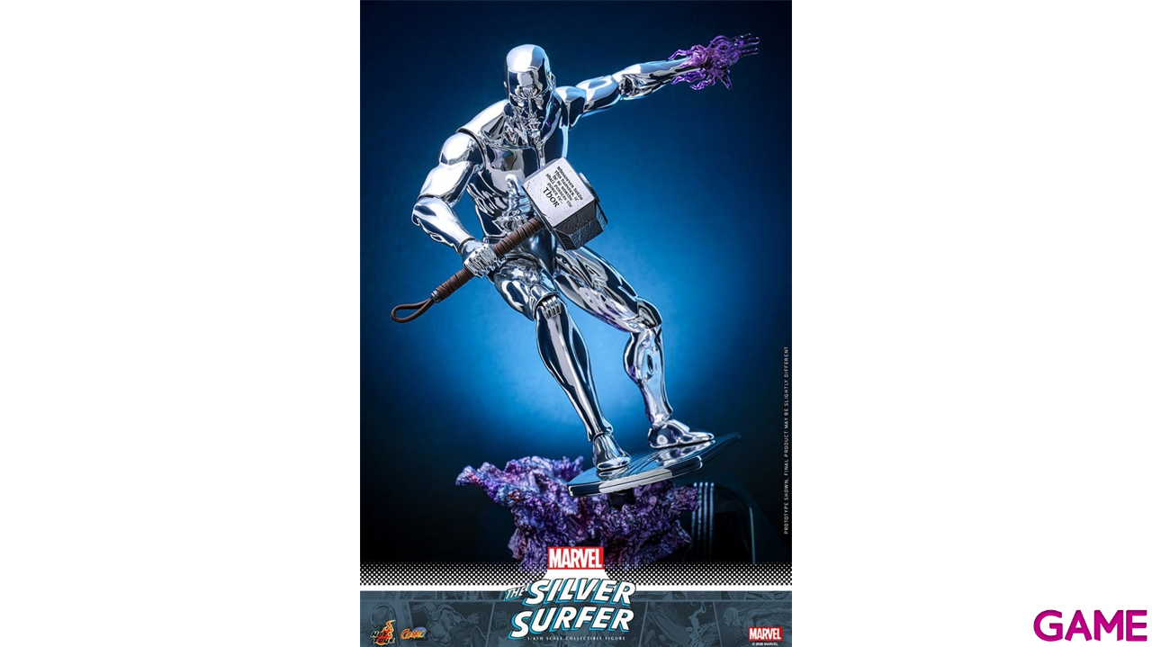 Figura Marvel Action Figure 1/6 Silver Surfer de 32 cm-2