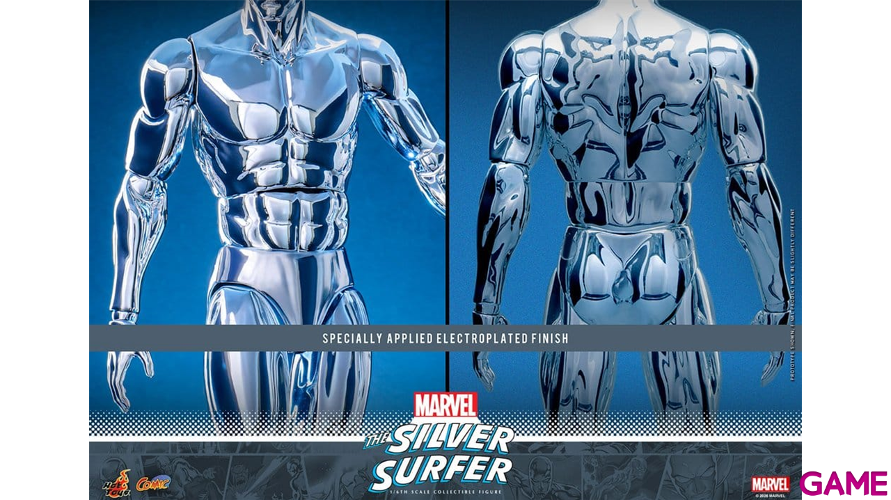 Figura Marvel Action Figure 1/6 Silver Surfer de 32 cm-5