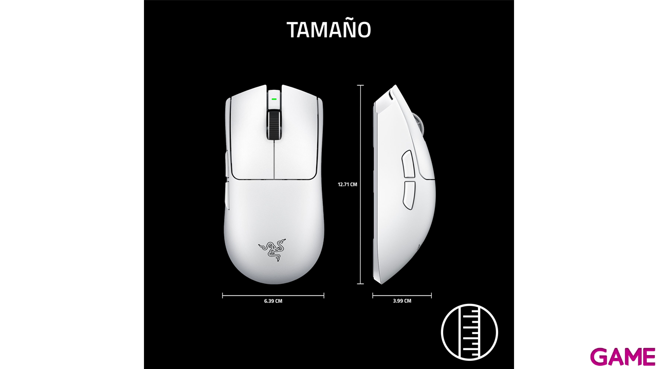 Razer Viper V4 Pro White - Raton Gaming-9