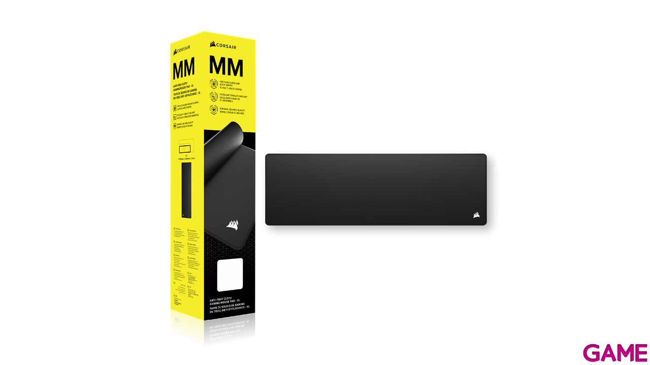 Corsair MM Black Extended XL - Alfombrilla Gaming-1