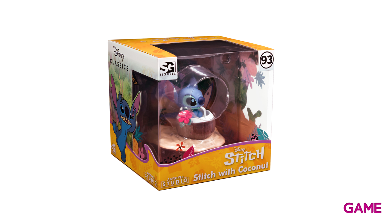 Figura Disney Stitch Coconut de 15 cm-0