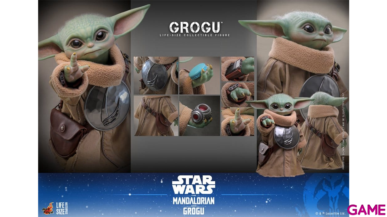 Figura Star Wars: The Mandalorian & Grogu Life-Size Figure Grogu de 38 cm-1