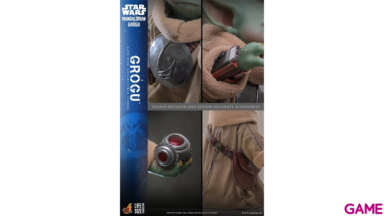 Figura Star Wars: The Mandalorian & Grogu Life-Size Figure Grogu de 38 cm-2