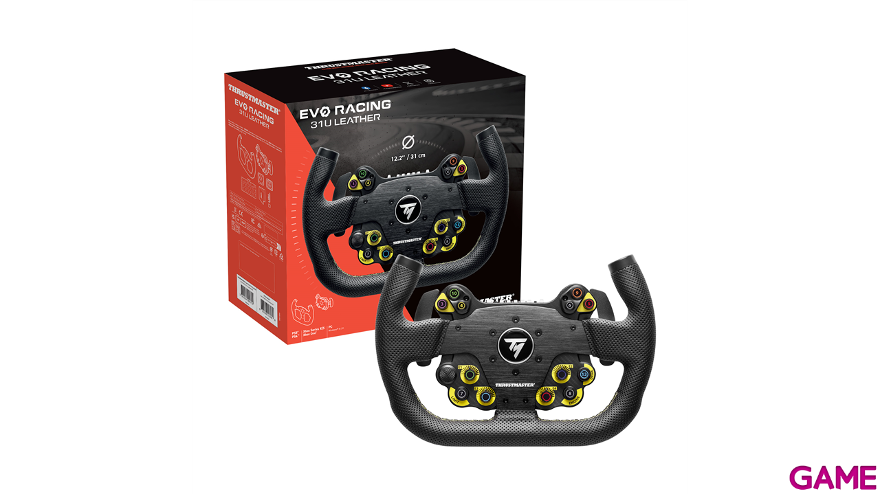 Thrustmaster EVO Racing 31U Leather WW - Aro conducción-0