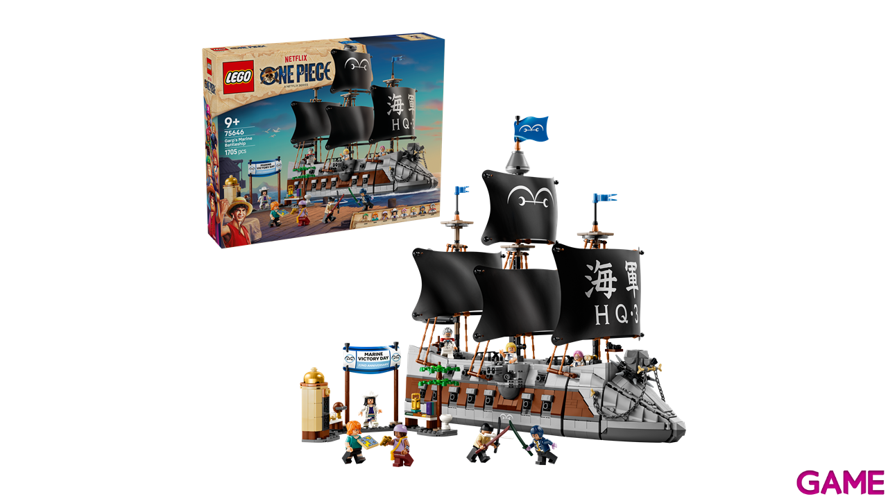 LEGO One Piece Barco de la Marina de Garp 75646-2