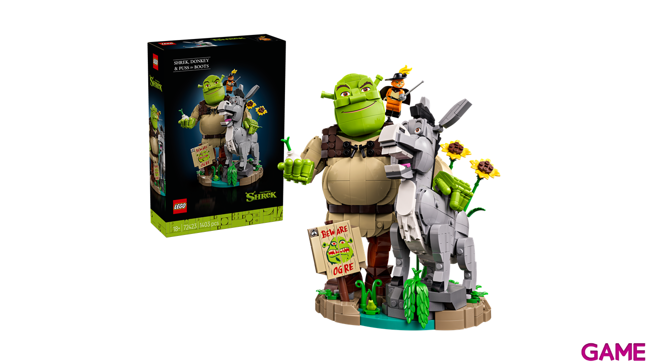 LEGO Shrek: Shrek, Asno y Gato con Botas 72423-3