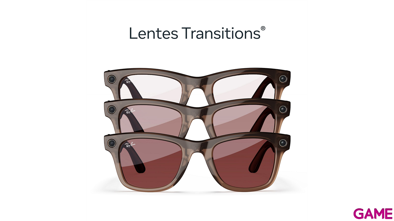 Gafas Ray-Ban Meta Wayfare RW4008 6705P553 Marrón Transition-3