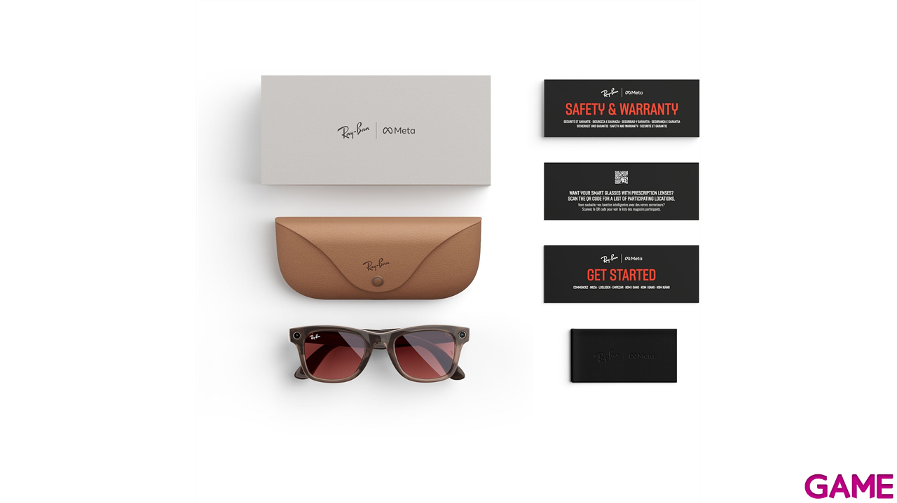 Gafas Ray-Ban Meta Wayfare RW4008 6705P553 Marrón Transition-4