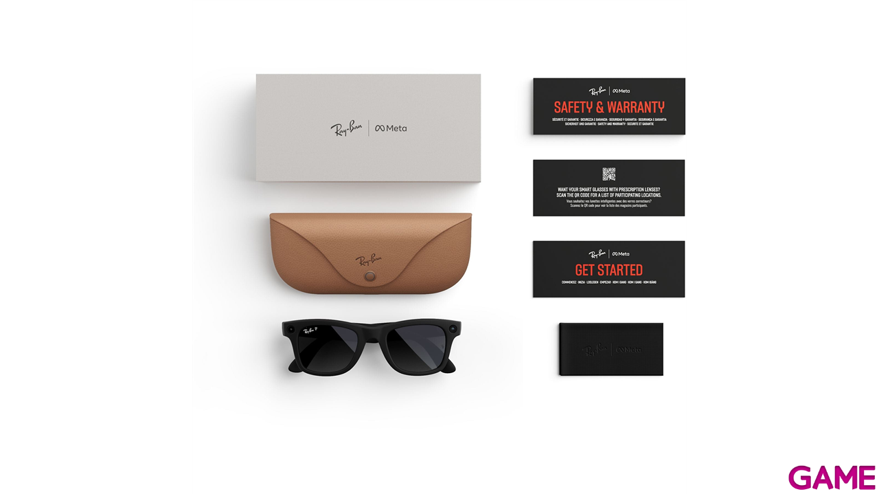 Gafas Ray-Ban Meta Wayfare RW4008 601ST353 Polarizada Negra-3