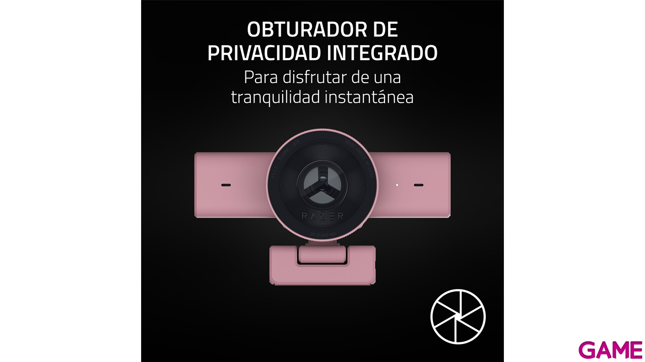 Razer Kiyo V2 X Quartz - Webcam-4