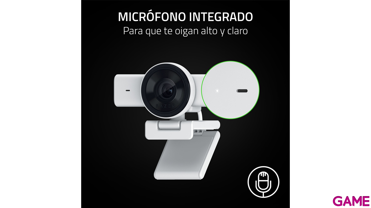 Razer Kiyo V2 X White - Webcam-1