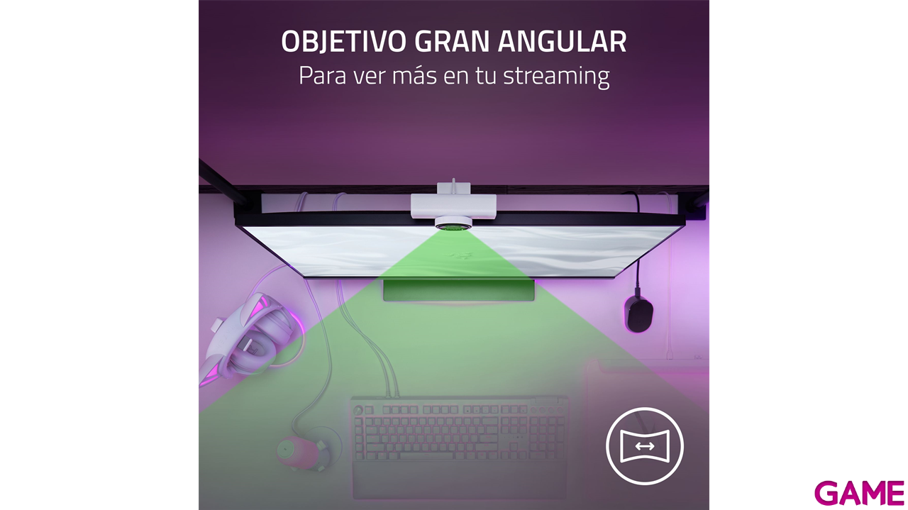 Razer Kiyo V2 X White - Webcam-3