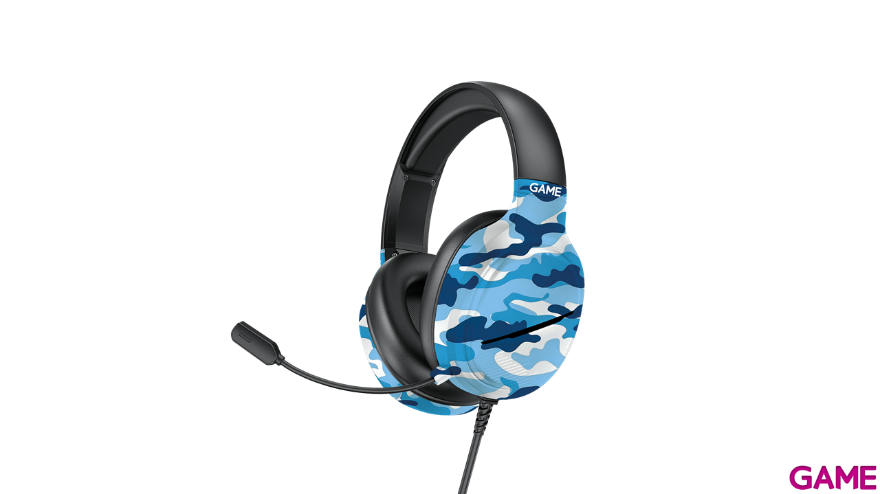 GAME PHX220 GAME Camuflaje Azul V2 PC - PS5 - PS4 - XBOX - Switch - Auriculares Gaming-1