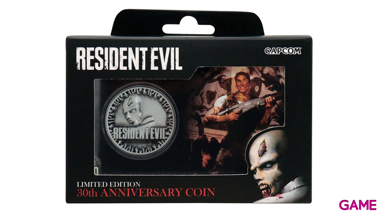 Replica Moneda Resident Evil Collectable 30 Aniversario-2