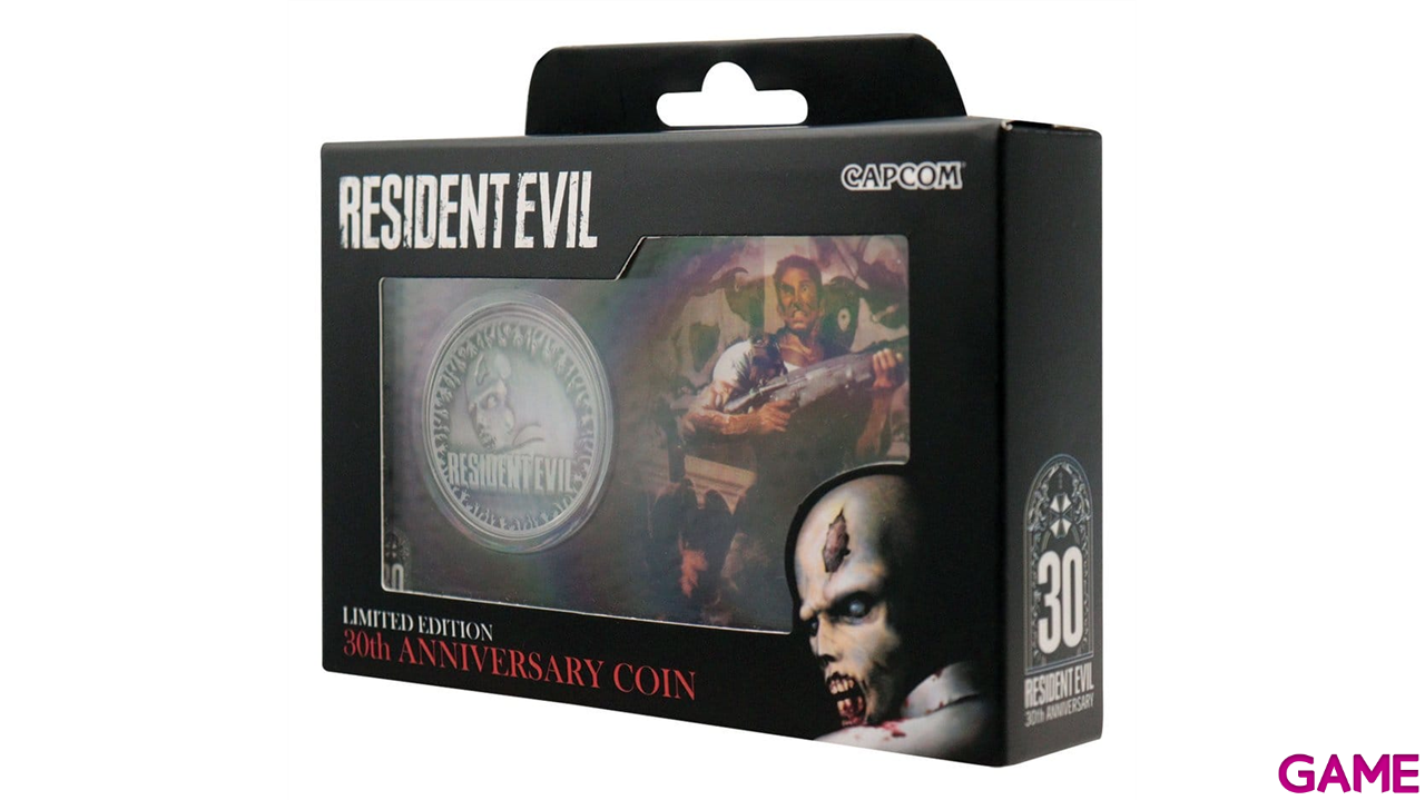 Replica Moneda Resident Evil Collectable 30 Aniversario-3